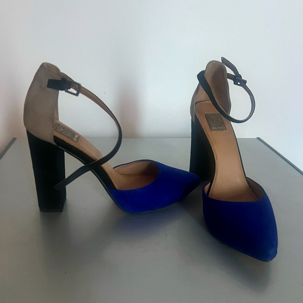 Ella Moss color block pumps